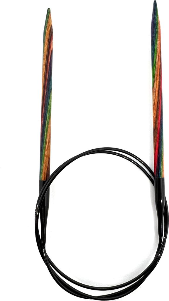 Lana Grossa KnitPro RUNDSTRICKNADEL Design-Holz Multicolor Produktbild 
