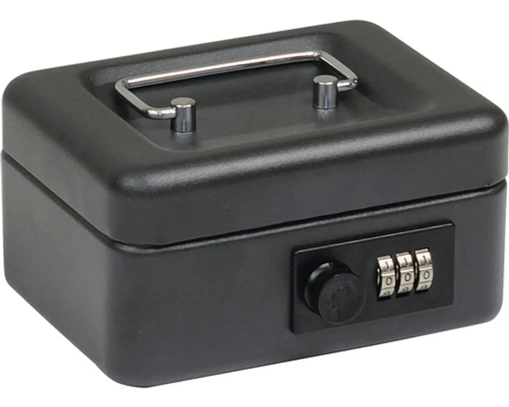 Caisse TS.3006 avec serrure à code - Coffret de sécurité en métal noir