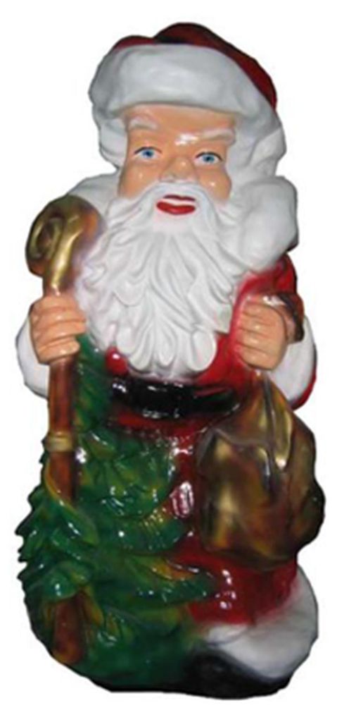 Weihnachtsmann Figur Statue 73 cm Deko Figuren Dekoration Nikolaus Skulptur Neu