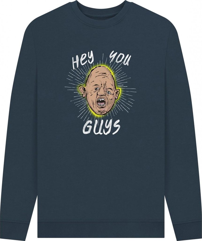 The Goonies - "Hey You Guys" Sweatshirt für Herren/Damen Uni PN2085 (S) (Dunkles Marineblau)