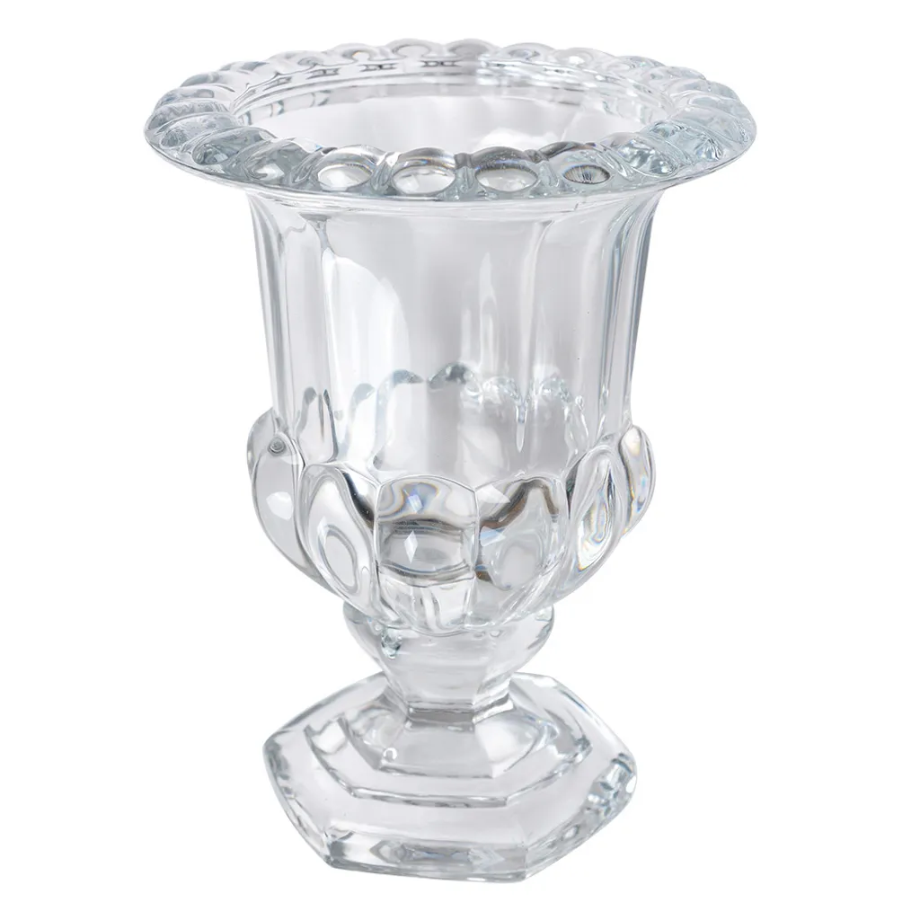 Vase en Verre Stable et Large 15x20 cm - Solution pour Grands Bouquets