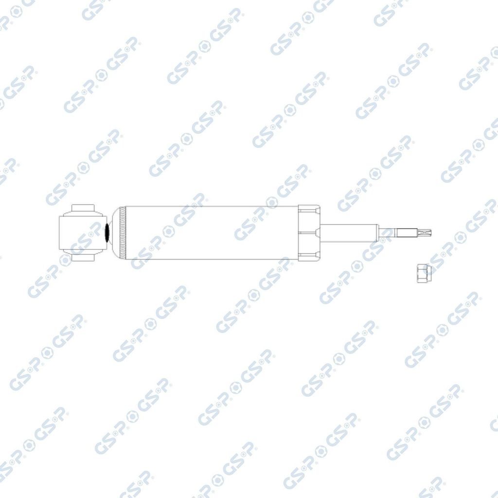 GSP Stoßdämpfer Hinten für TOYOTA PREVIA (MCR3, ACR3, CLR3) 32110080