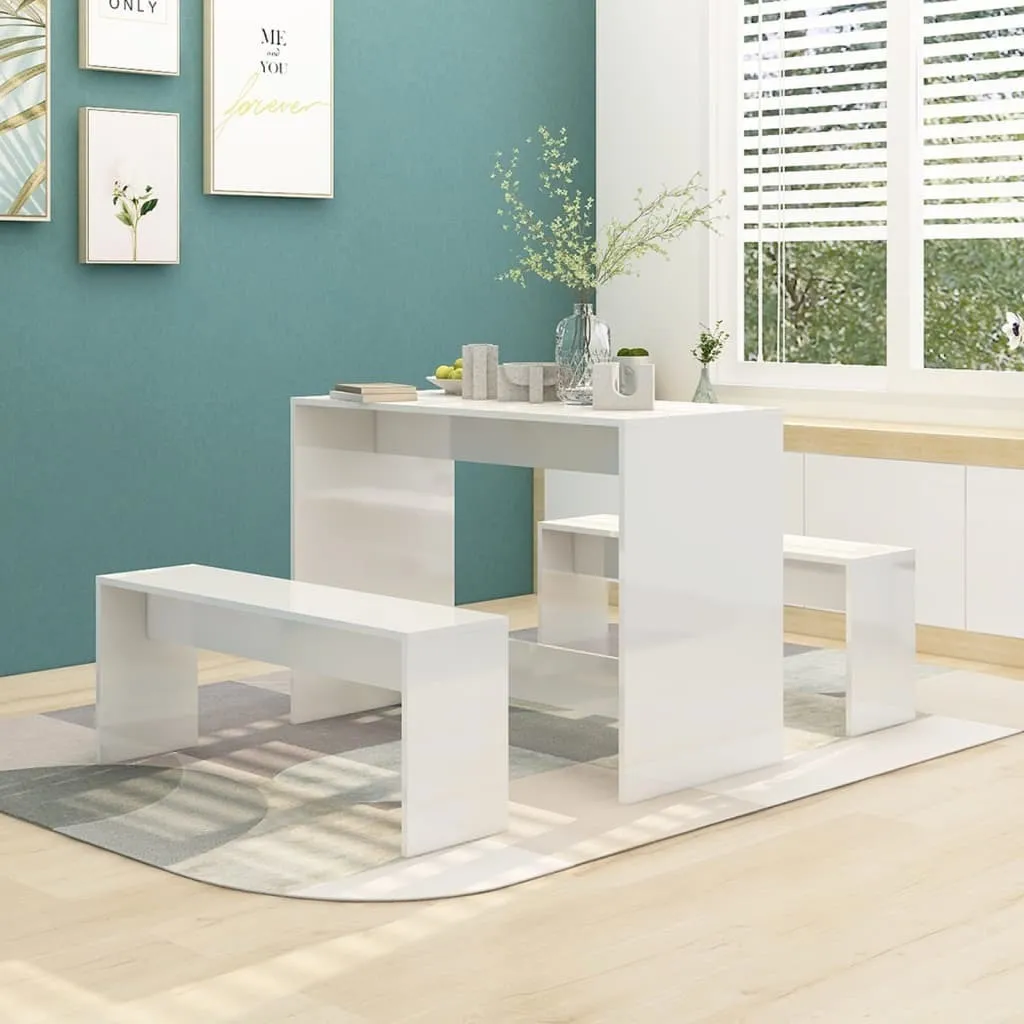 Recensione Set Maison Exclusive 3 Pezzi Bianco Lucido | Mobili Lignei