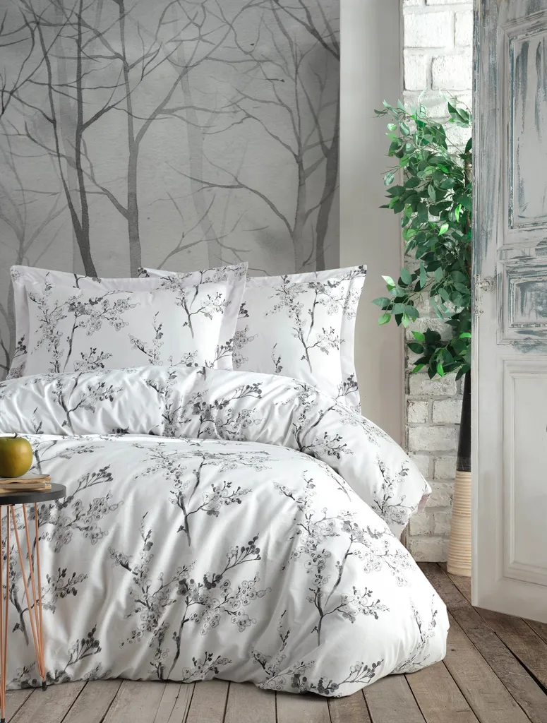 Copripiumino Bianco L'Essentiel Cicory TRF3224 - Cotone 100% Ranforce