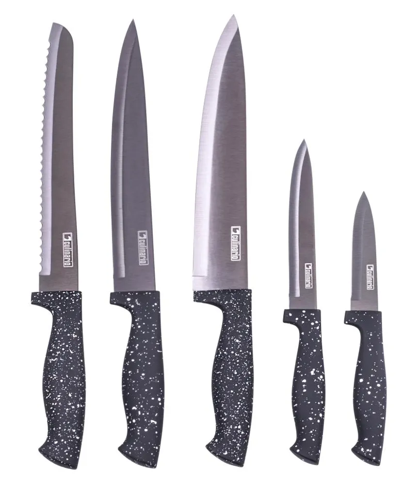 Culinario 5-tlg. Messer Set GRANIT, Dunkel, | Kaufland.de