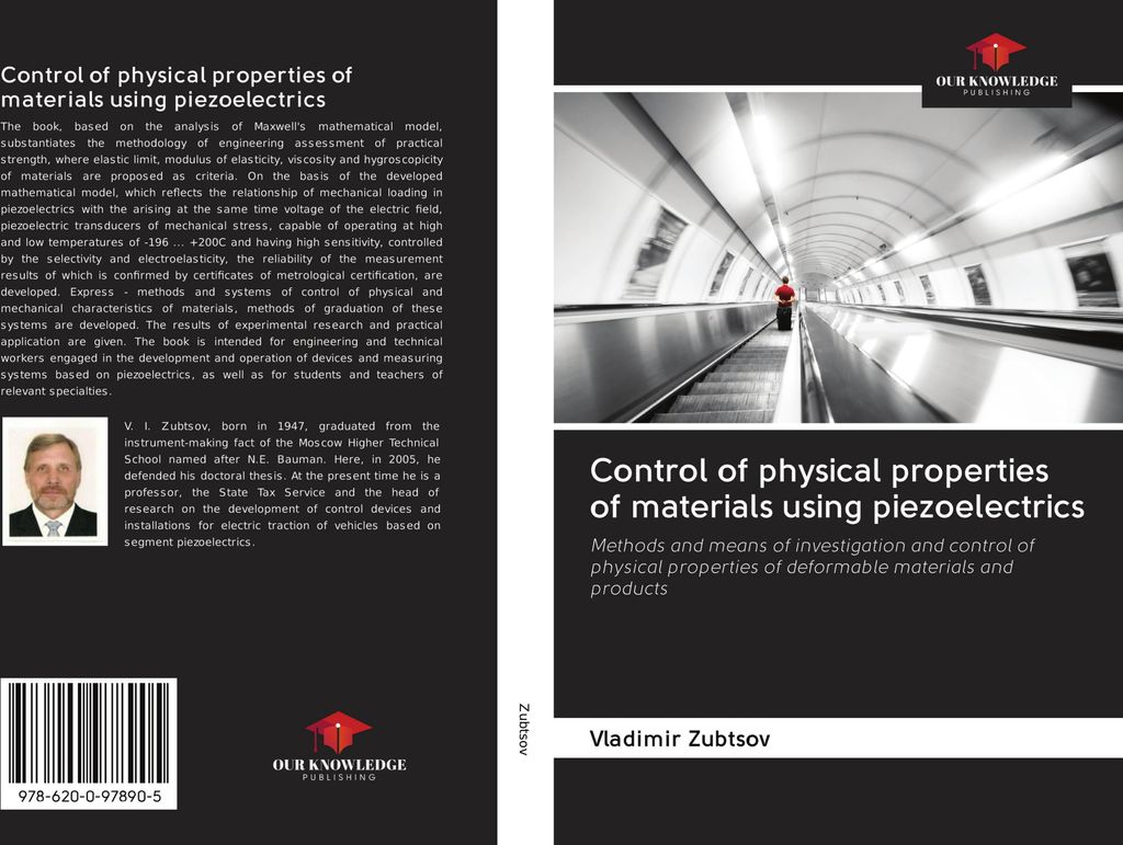 Control of physical properties of materials using piezoelectrics