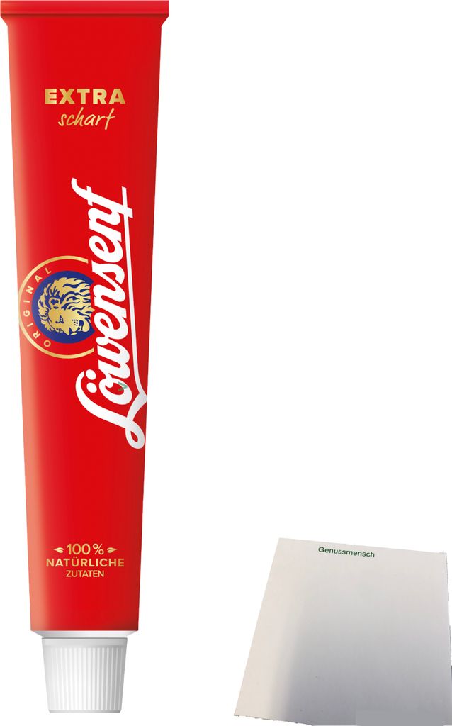 Löwensenf Extra scharf Senf 1er Pack (1x100ml Tube) + usy Produktbild 
