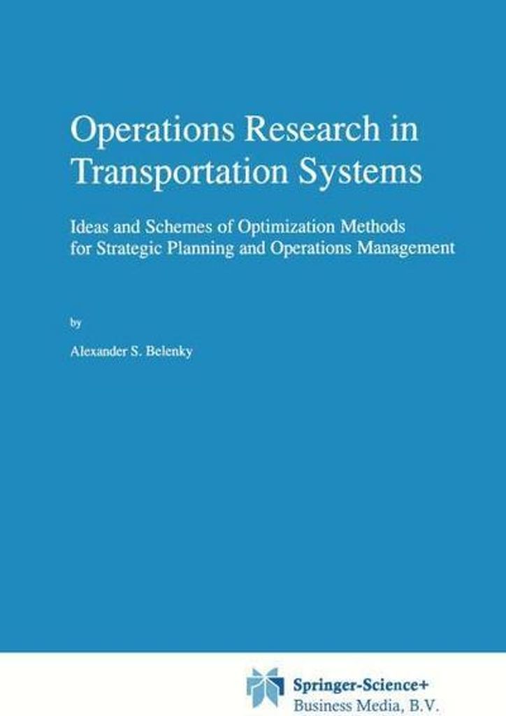 Operations Research in Transportation Systems