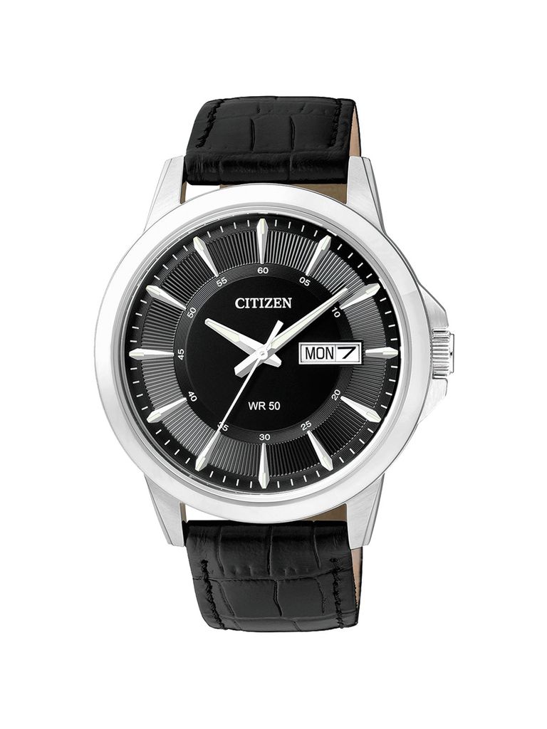 Citizen | klassische Herrenuhr Lederarmband Kroko-Prägung BF2011-01E