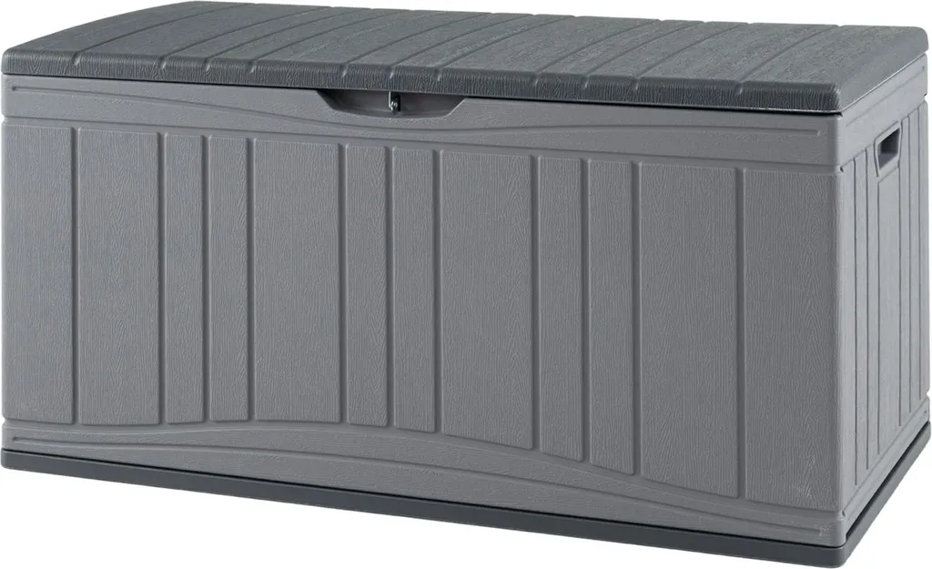Baule per Cuscini Esterno 300L COSTWAY - Design Grigio e Anti-UV
