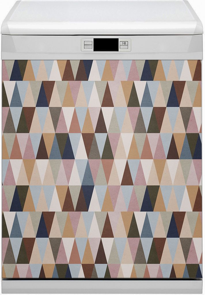 Küche Dekorative Magnete Magnet Folie für Geschirrspüler 60x70 cm - Retro -Wandbild