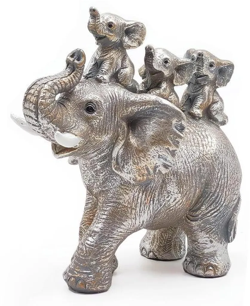 Objet de décoration éléphant en argent, fini les étagères vides et ternes