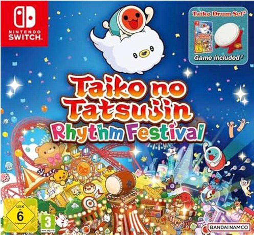 Taiko No Tatsujin Rhythm Festival+ Trommel SWITCH