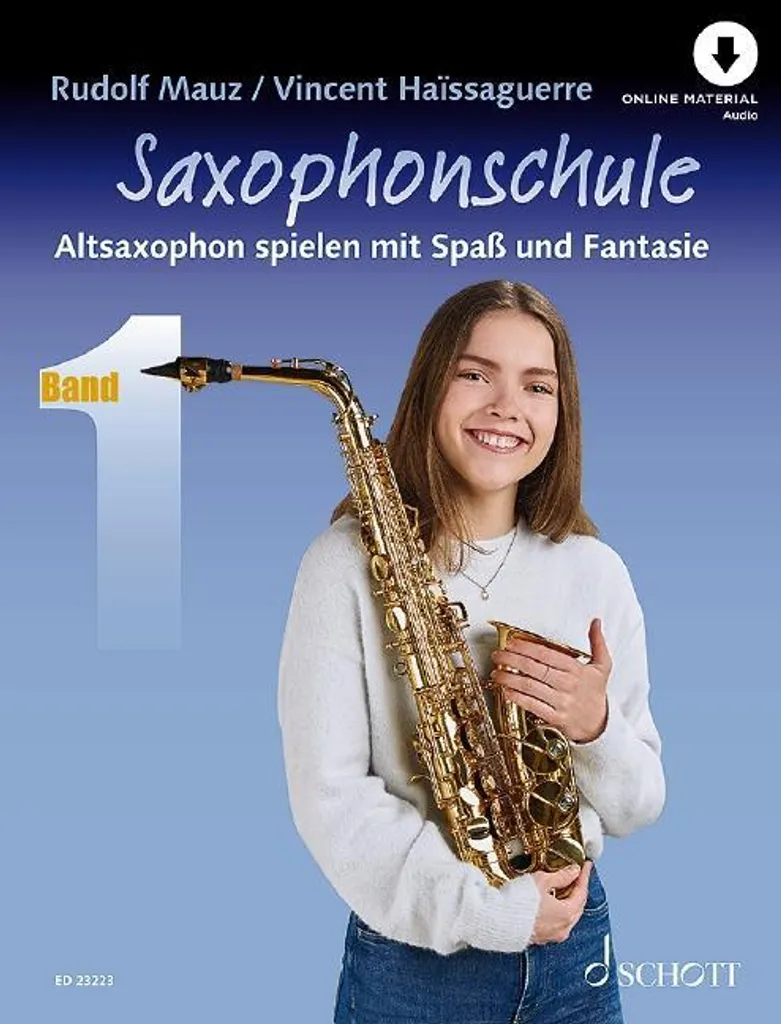 Apprendre le Saxophone à la Maison avec la Méthode Saxophonschule Vol 1