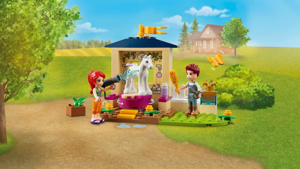 LEGO 41696 Friends Ponypflege, Pferdestall mit Pferd-Figur Produktbild 23