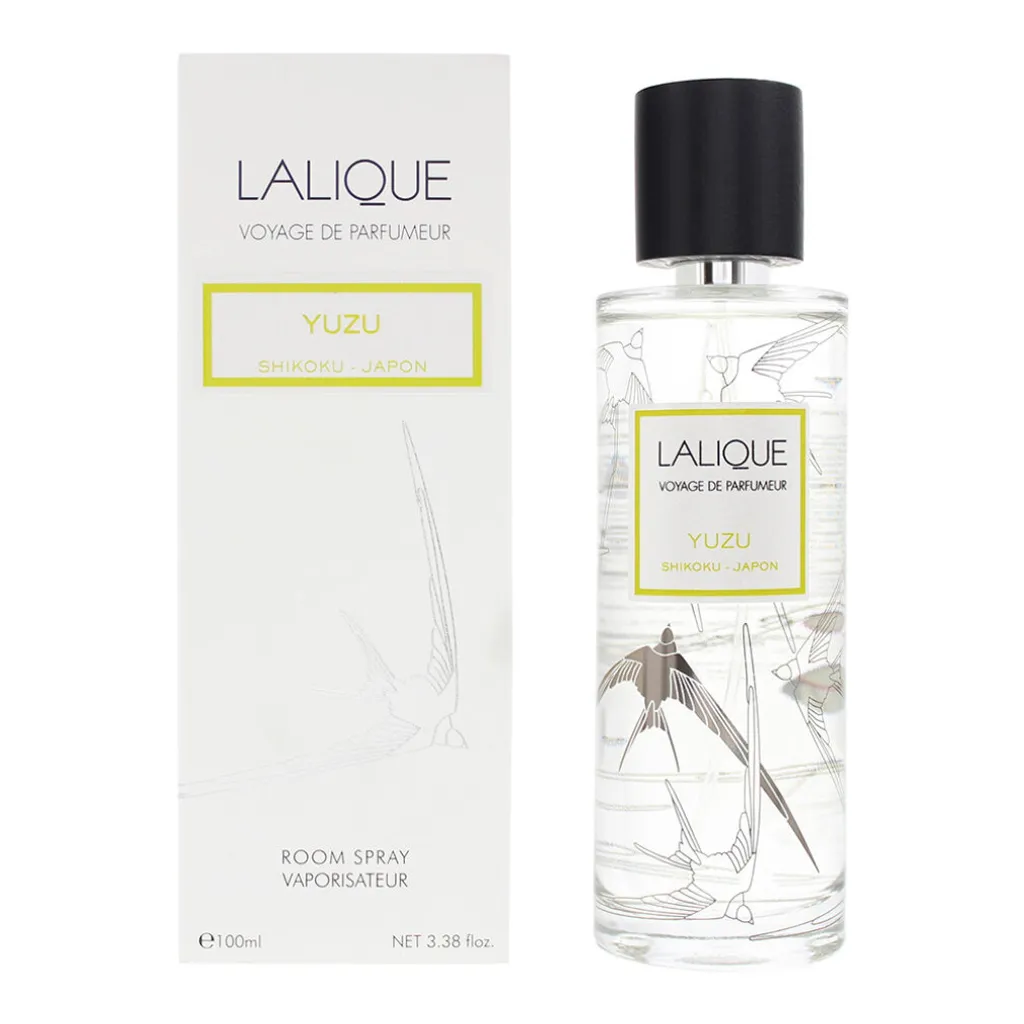 Spray d'Ambiance Lalique Yuzu 100ml : Notes Agrumes et Fraîcheur Vive