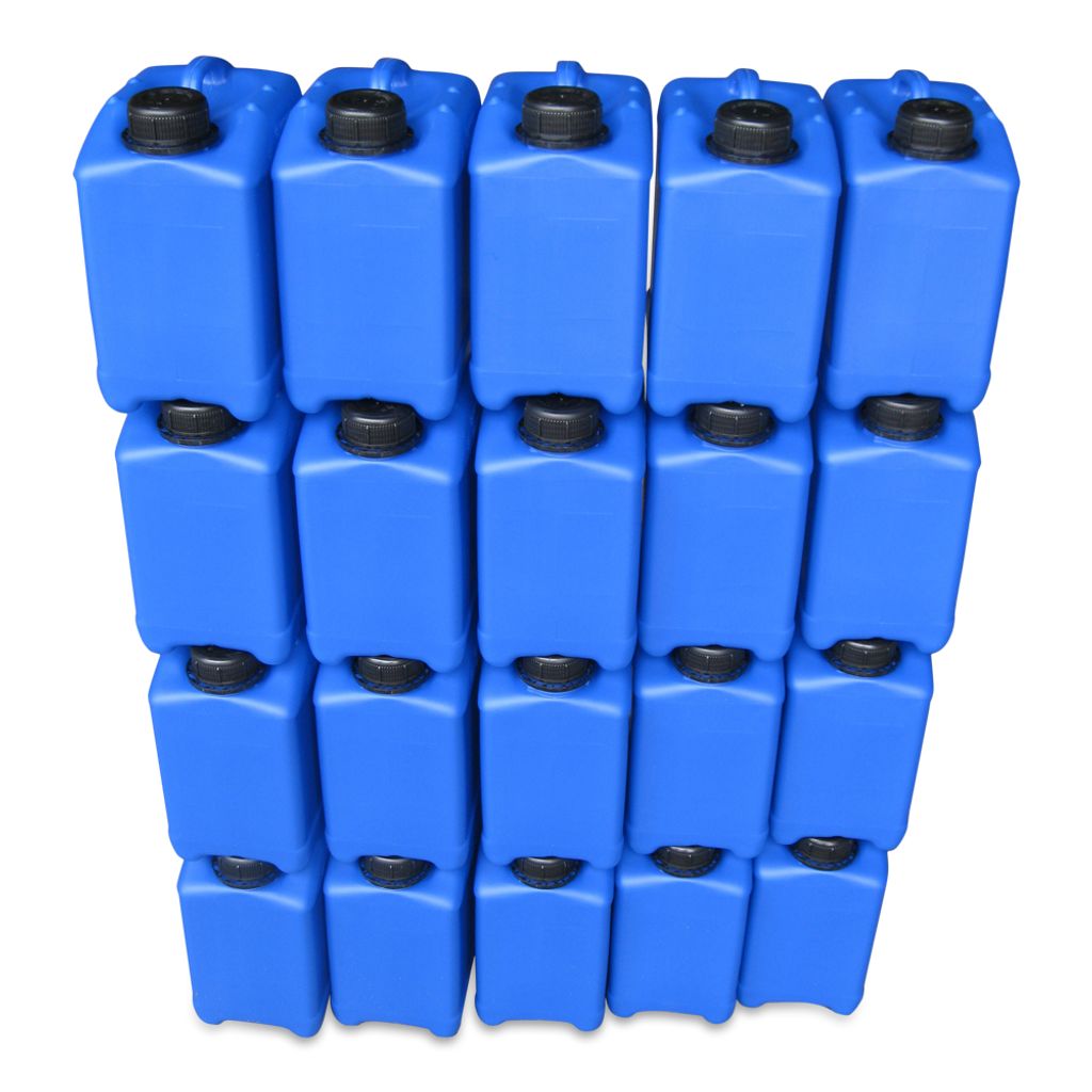 20 x 2,5 Liter Wasserkanister Kunststoffkanister Produktbild 