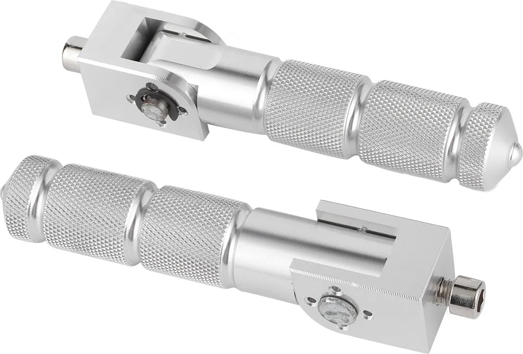 Repose-pieds de Moto Universels Pliables à 90 Degrés en Aluminium 8mm