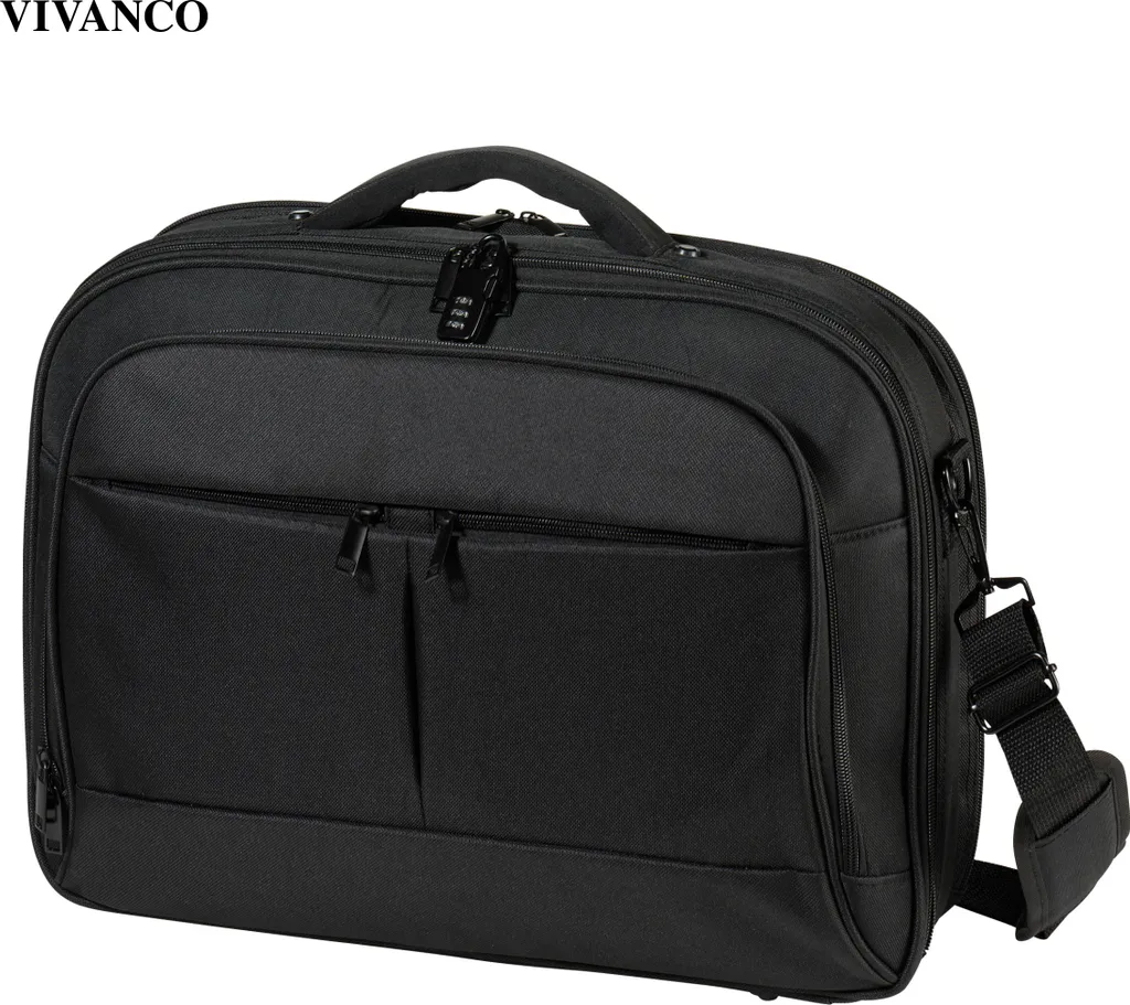 Sacoche Ordinateur 17.3 Pouces ViVanco à Roulettes avec Multi-Rangements