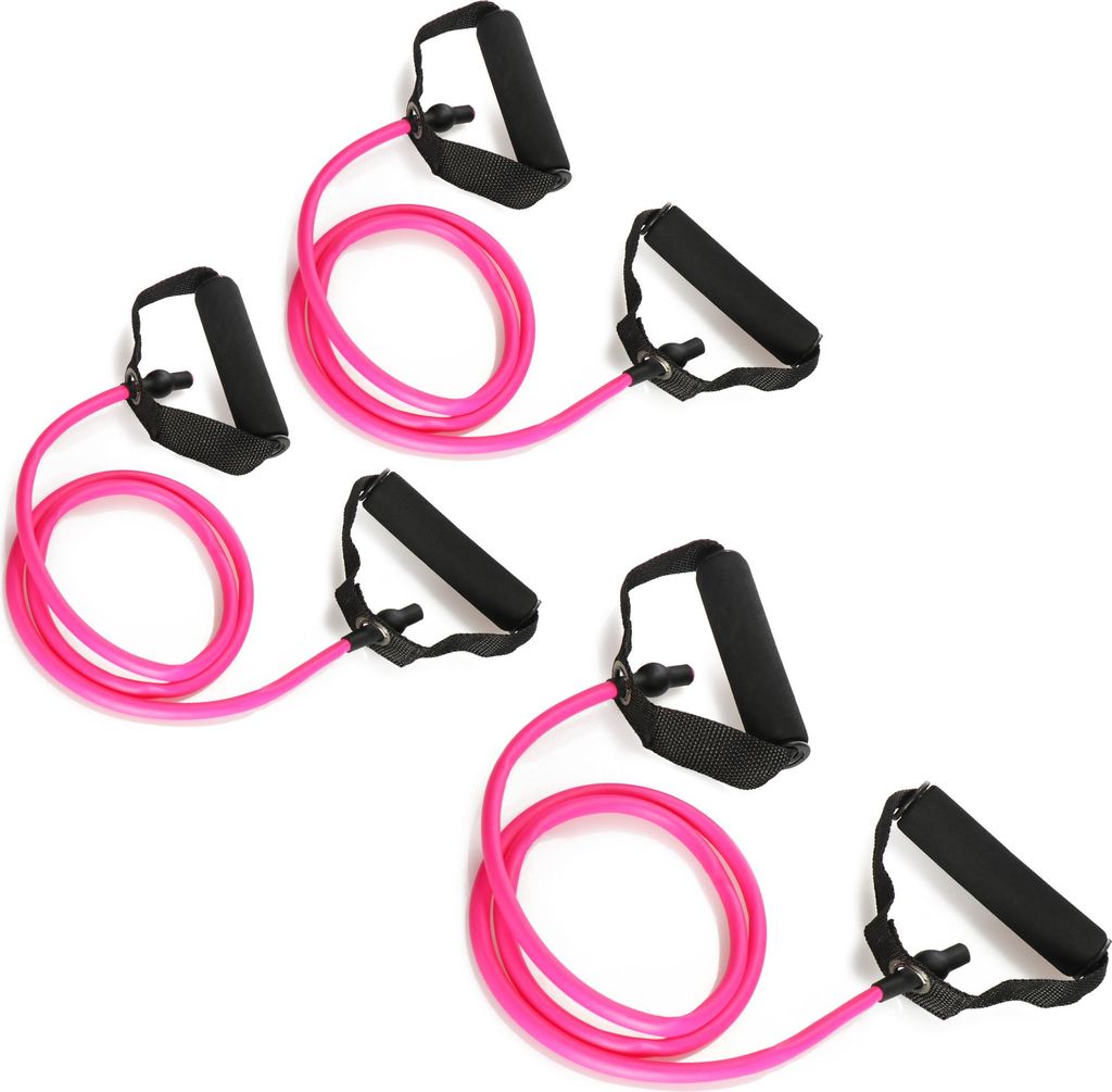com-four 3x Expander Sport - Brust-Expander "Leicht" - Expander für Fitness Zuhause - Trainingsgerät für die Muskulatur von Brust, Armen, Schu...