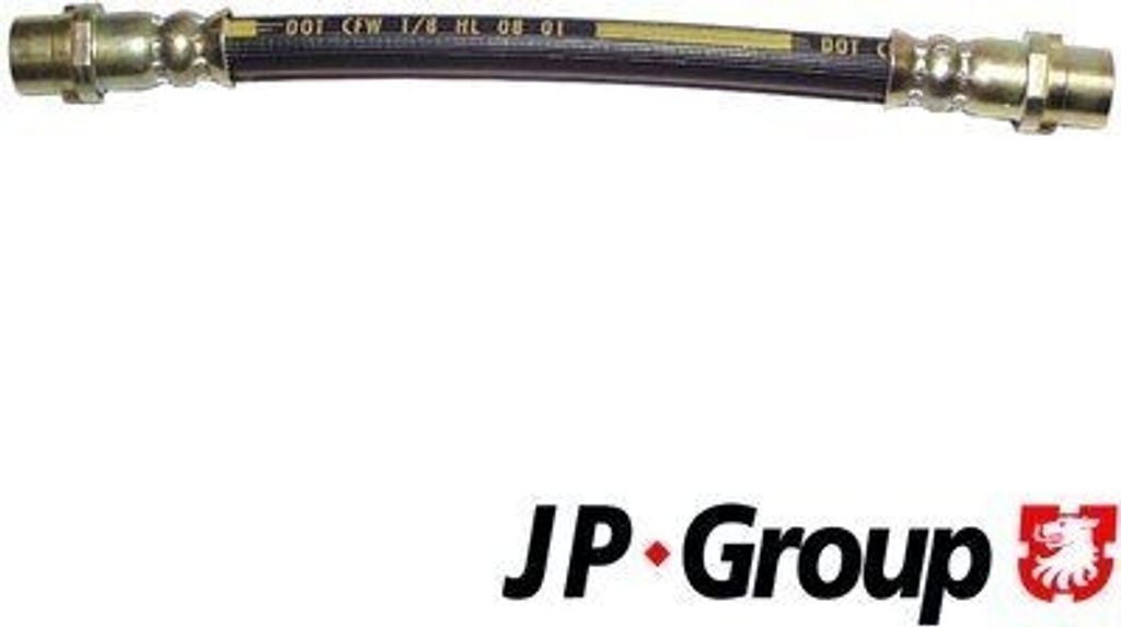 JP GROUP 1161702400 Bremsschlauch Hinten für AUDI A4 Limousine (8D2, B5) A4 Avant (8D5, B5) 80 Limousine (8C2, B4) 80 Avant (8C5, B4)