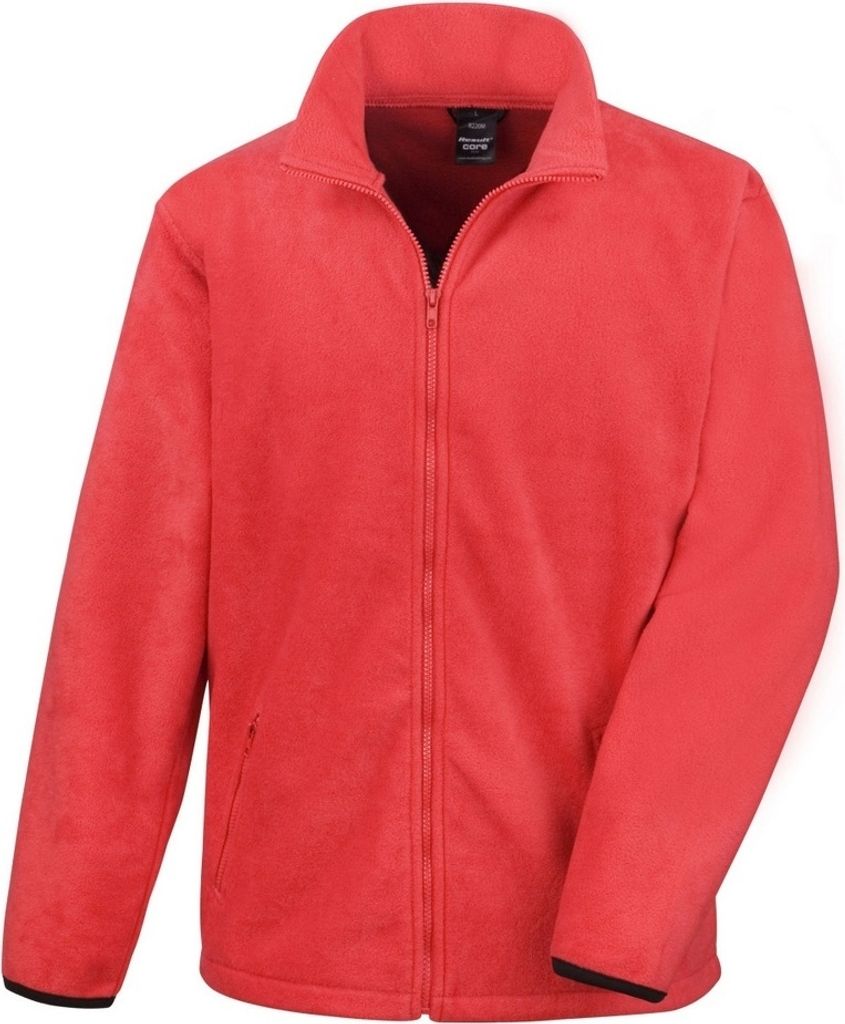 Result Core Herren Fleece-Jacke BC912 (L) (Flammenrot)