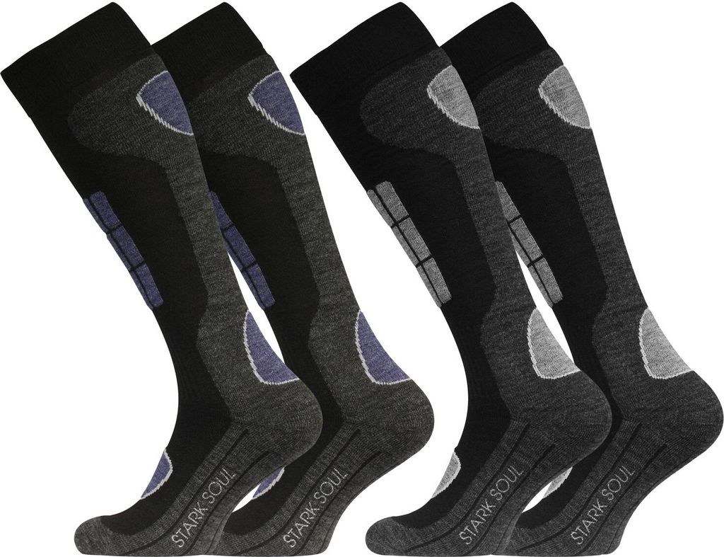 Skisocken, Wintersportsocken, Spezialpolsterung,  2 Paar  - Produktbild 