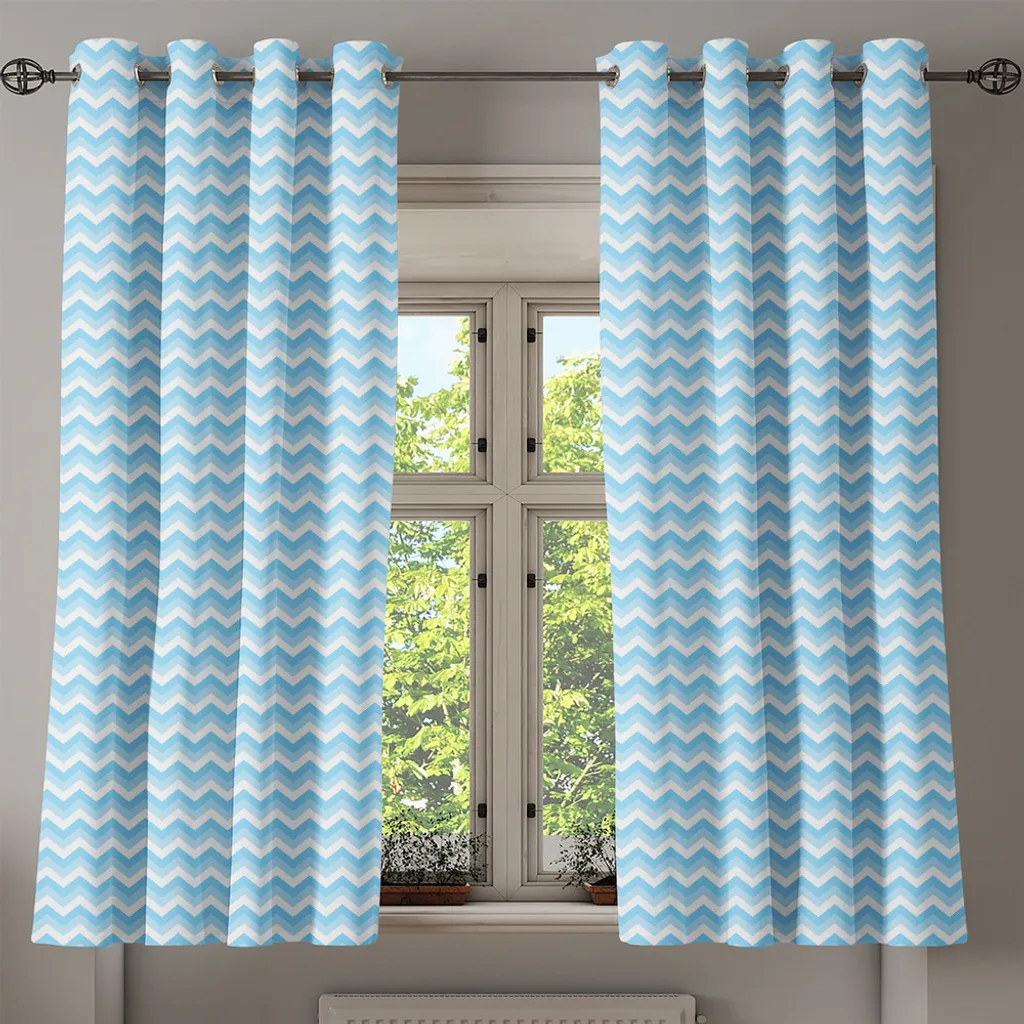 Tenda Mare Acquamarina ABAKUHAUS | Design Zigzag per Soggiorno - 2