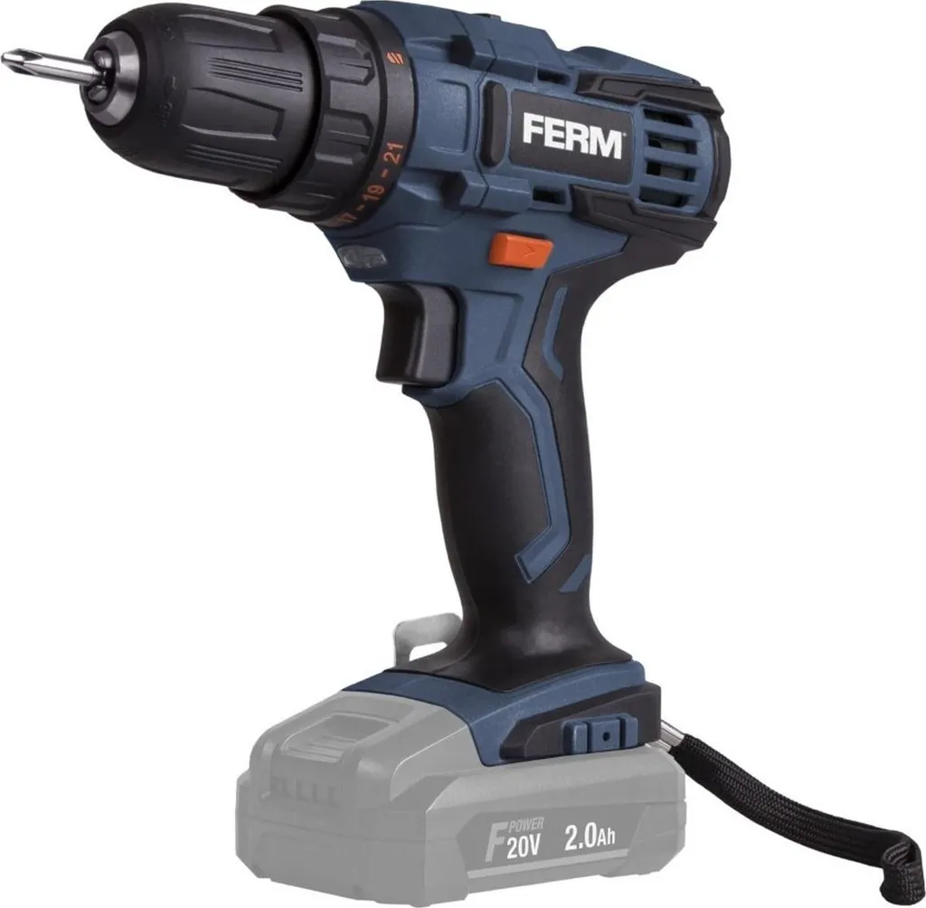FERM 20V Cordless Drill: Efficienza e Precisione per Professionisti - 1