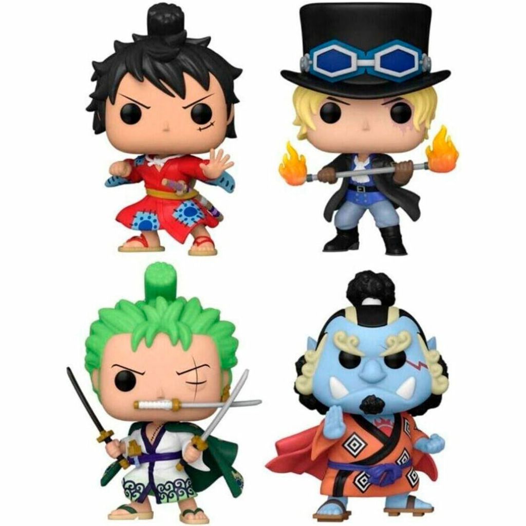 Funko Pop! Zestaw 4 Figurek One Piece - Ekskluzywna Figurka Winylowa