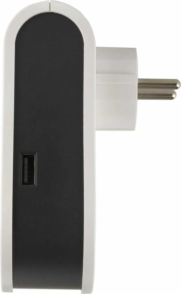 Prise secteur avec chargeur USB multi-connecteurs 3en1 câble flexible