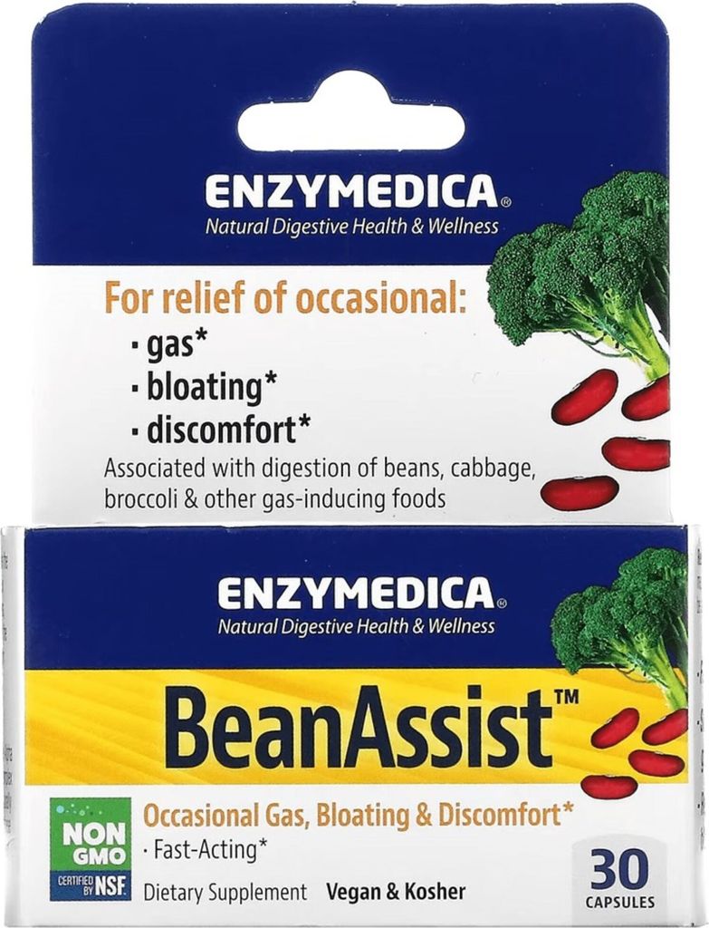 Enzymedica Beanassist 30 kapsułek BI8268 Zdjęcie produktu 