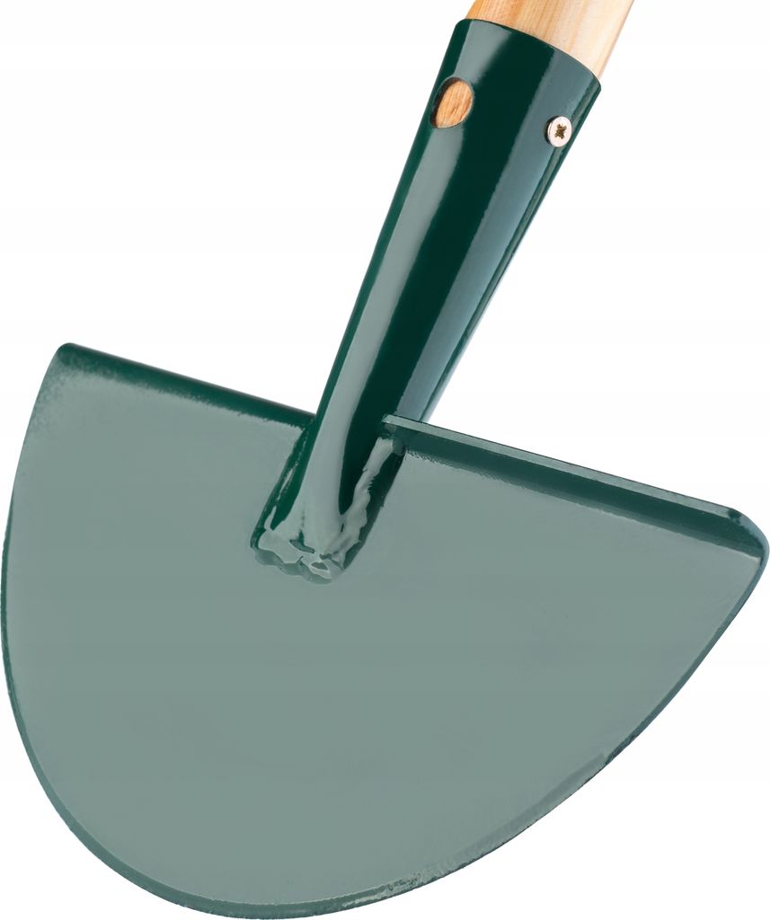 KADAX Rasenkantenstecher, Kantenstecher aus Stahl, Rasenstecher mit Stiel aus Holz