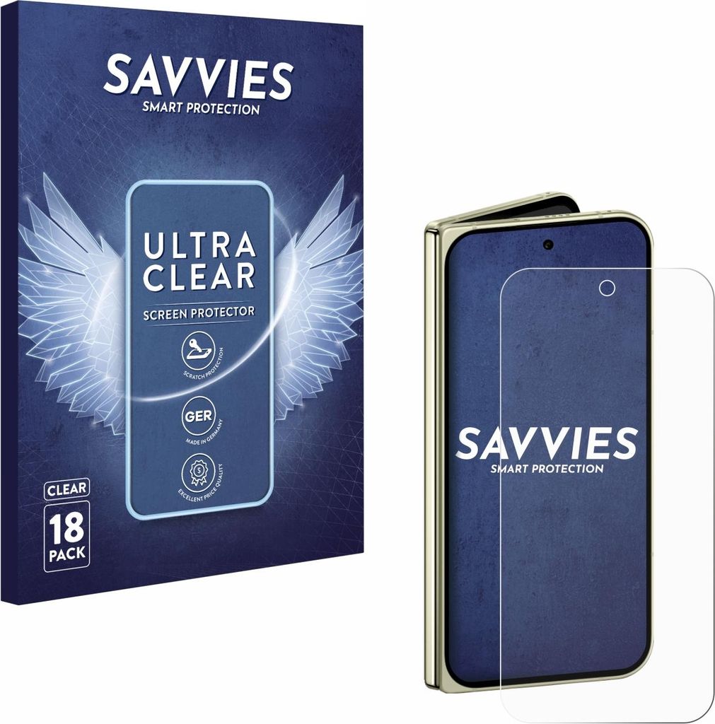 18x Für Google Pixel 10 Pro Fold Schutzfolie Savvies Displayschutz Display Schutz Folie Klar Transparent