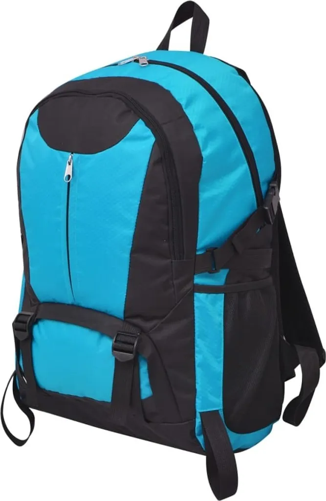 Zaino Tecnico 40L Trekking - Distribuzione Peso Ergonomica Nero/Blu