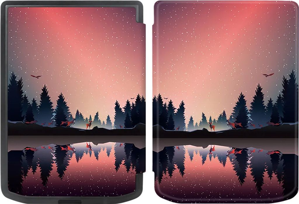 Grafische TPU-Hülle für PocketBook Verse Pro 629 634 (Nachtsee)