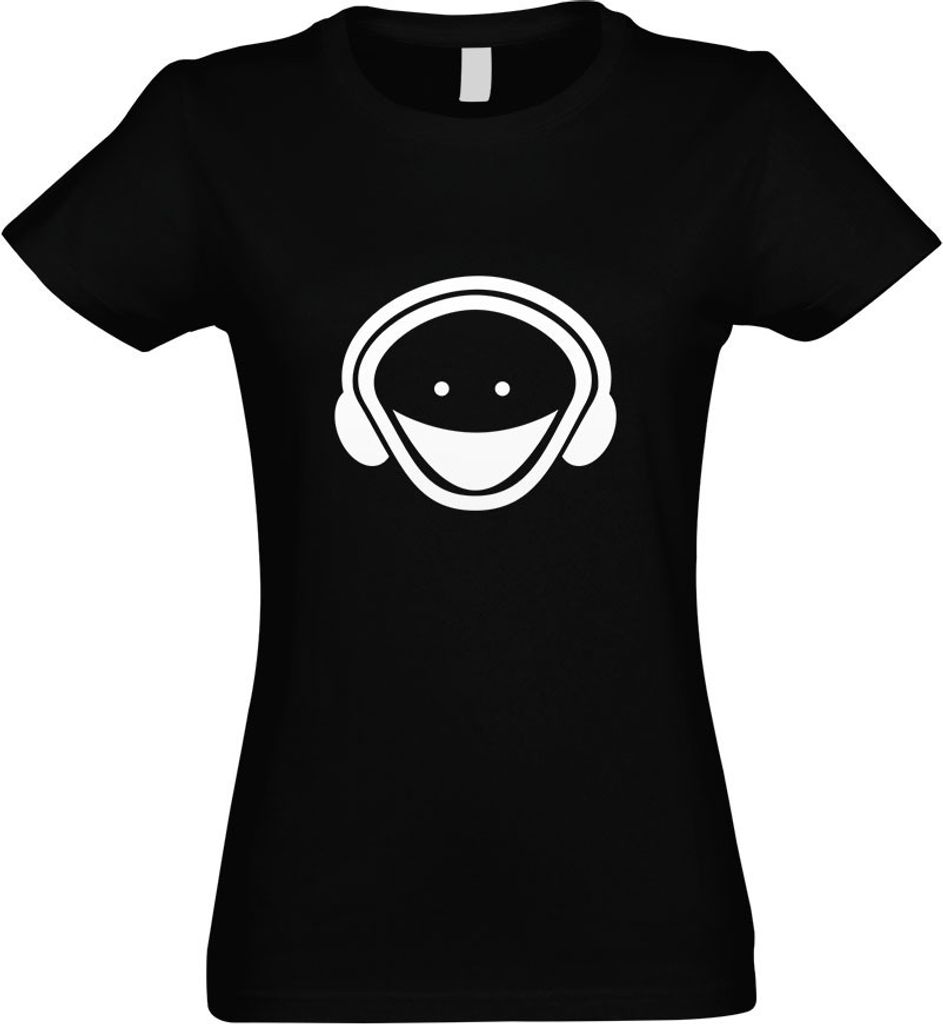 Kiwistar - T-Shirt tailliert - Damen - schwarz - Music - Bass - mit Motiv Bedruckt - Funshirt Design - Sport - Freizeit - Damen - M