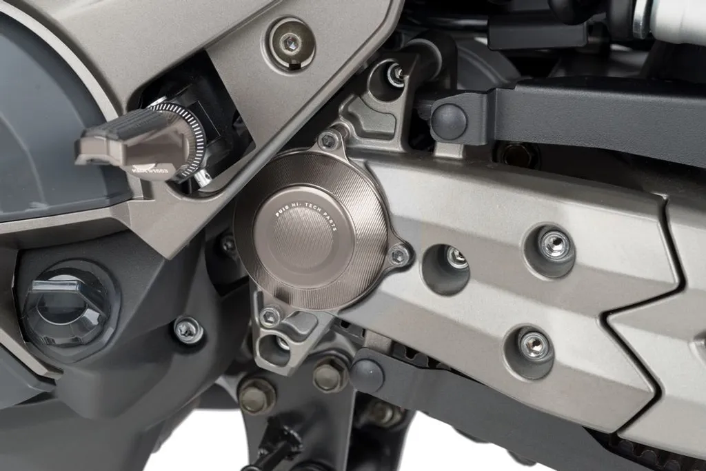 Protection de carter moteur en alu Argent pour KYMCO AK550 PREMIUM PUIG