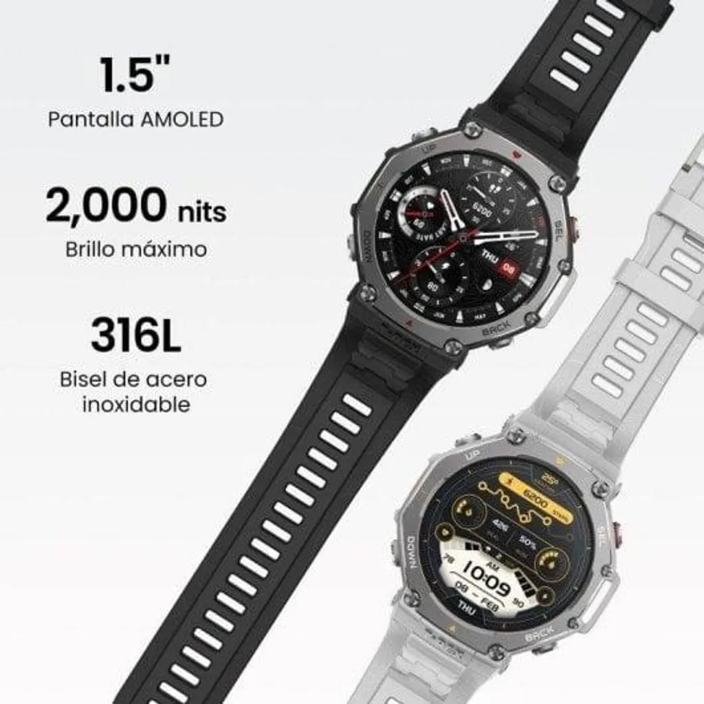 Montre de sport Amazfit T-Rex 3 avec écran AMOLED tactile