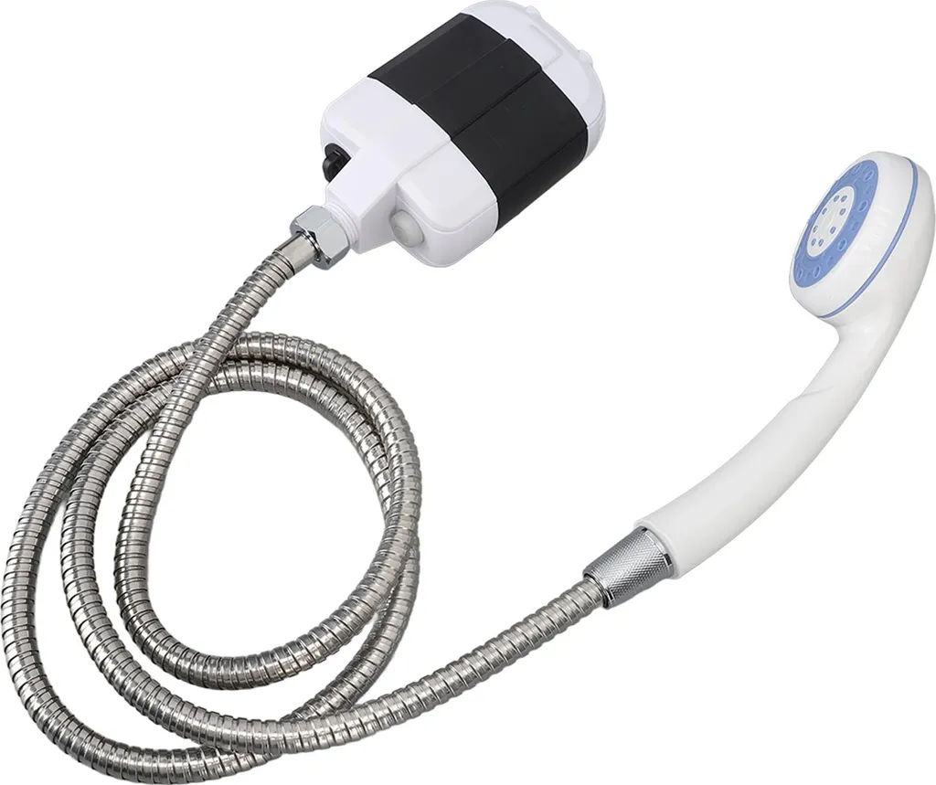 Douche de camping puissante 2400mAh étanche, douchette portable sans fil USB