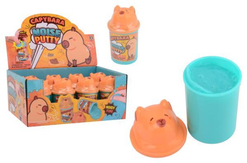 Johntoy capybara putty Spielzeug 12 Stück im Display multi
