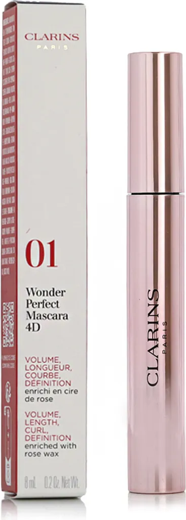 Mascara Wonder Perfect 4D 01 Perfect Black 8 ml - Clarins Maquillage