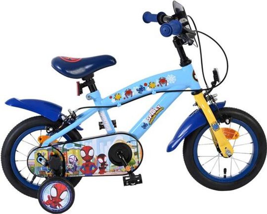 Spidey Kinderfahrrad - Jungen - 12 Zoll - Blau - Zwei Produktbild 