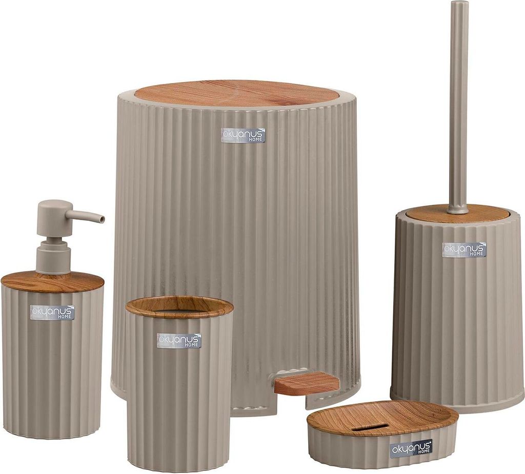 OKYANUS | Set da bagno, 5 pezzi di accessori per il bagno Immagine del prodotto 