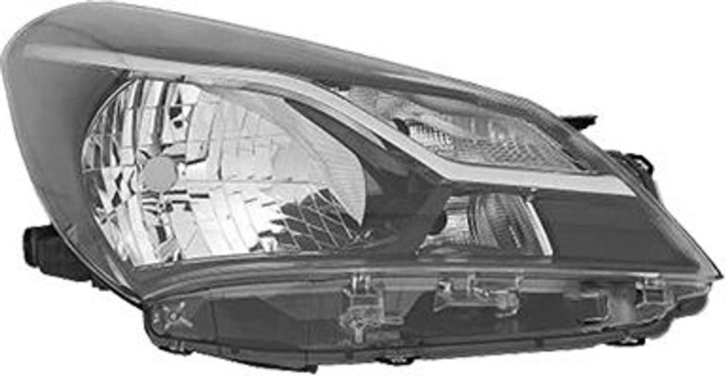 VAN WEZEL Scheinwerfer Rechts für TOYOTA Yaris Schrägheck (P13) 5344962