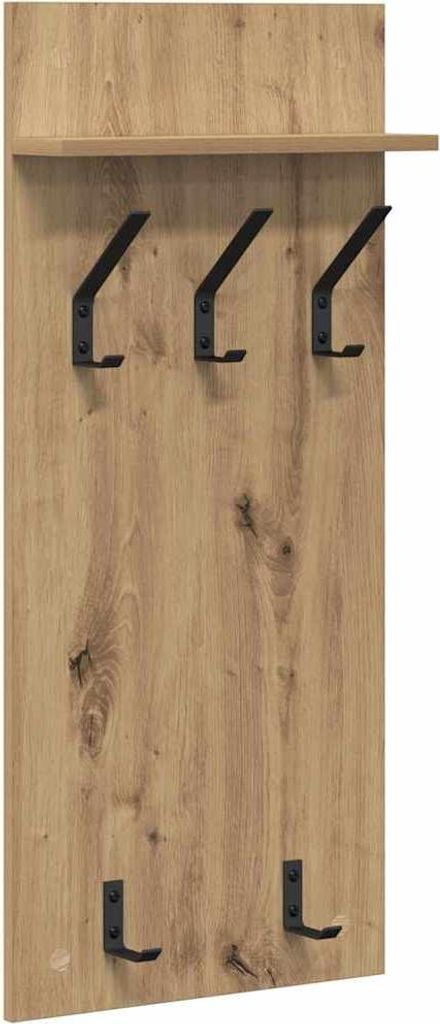 vidaXL Nástěnný noční stolek Artisan – dub 40 x 10 x 90 cm Obrázek produktu 