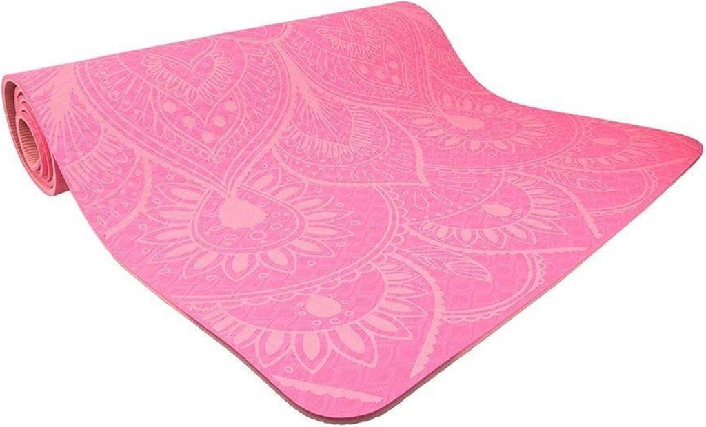 Lifefit YOGA MAT MANDALA DUO, 183x58x0,6cm, rosa Produktbild 