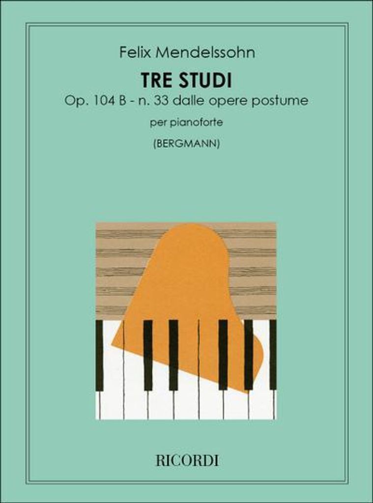 3 studi op.104bper pianoforte