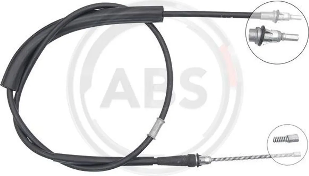 Câble de frein à main robuste K19836 compatible Cherokee OE K52128072AB