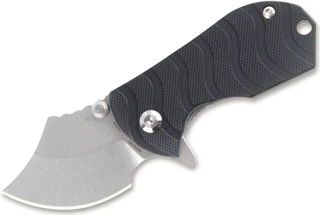 Couteau pliant de poche avec manche G10 résistant et clip ceinture